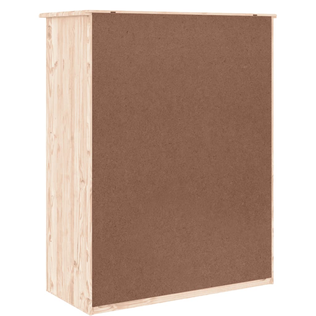 Schoenenkast ALTA 77x35x96 cm massief grenenhout is nu te koop bij PeponiXL, paradijselijk wonen!