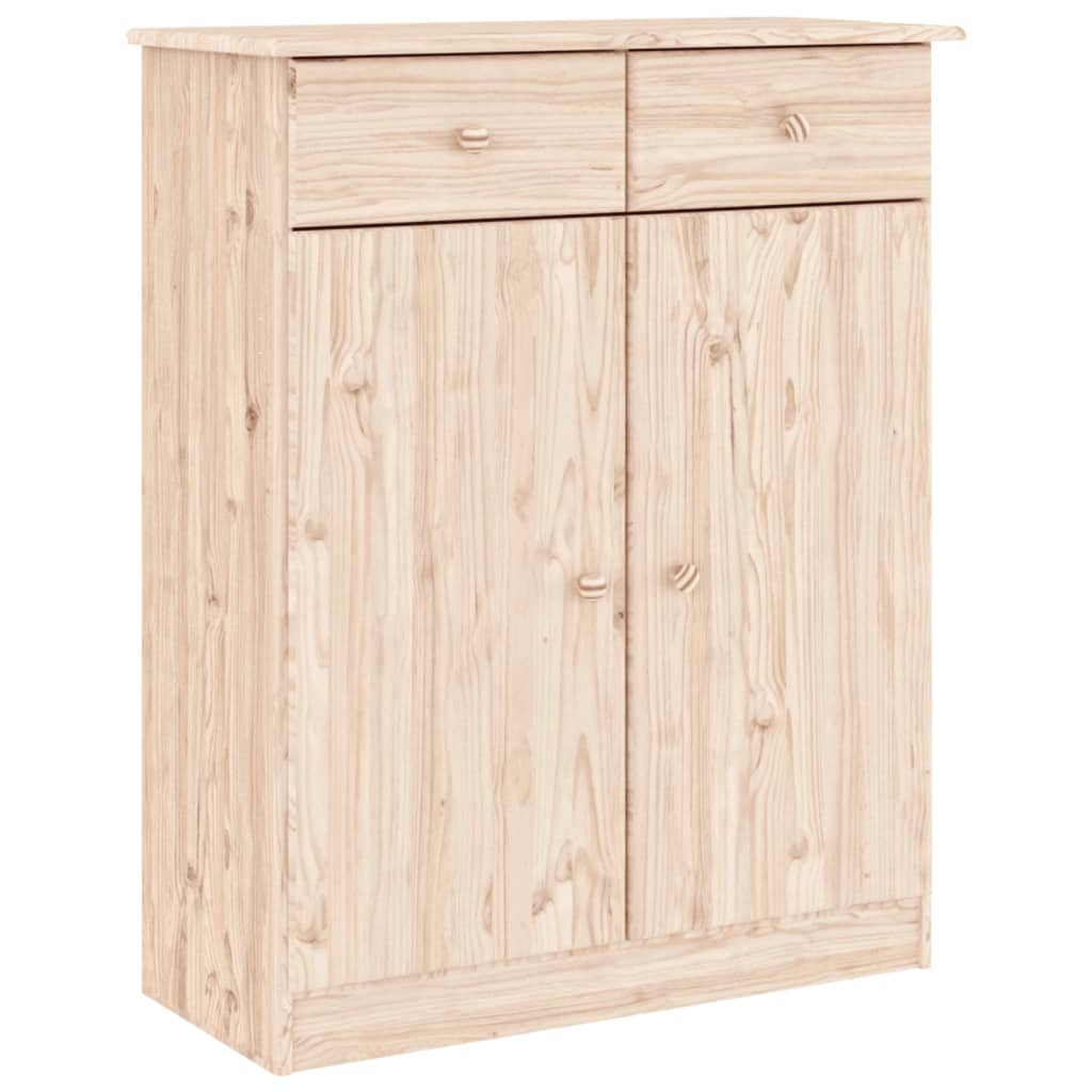 Schoenenkast ALTA 77x35x96 cm massief grenenhout is nu te koop bij PeponiXL, paradijselijk wonen!