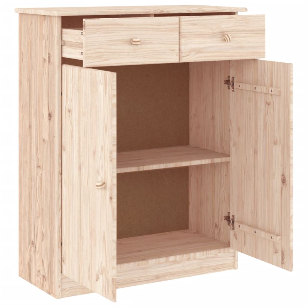 Schoenenkast ALTA 77x35x96 cm massief grenenhout is nu te koop bij PeponiXL, paradijselijk wonen!