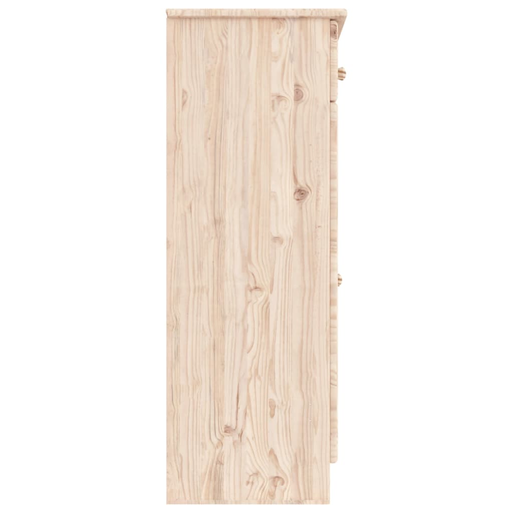 Schoenenkast ALTA 77x35x96 cm massief grenenhout is nu te koop bij PeponiXL, paradijselijk wonen!