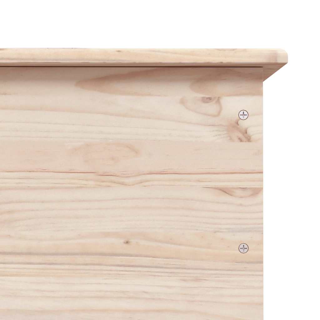 Opbergkist met wielen ALTA 73x39,5x43 cm massief grenenhout is nu te koop bij PeponiXL, paradijselijk wonen!