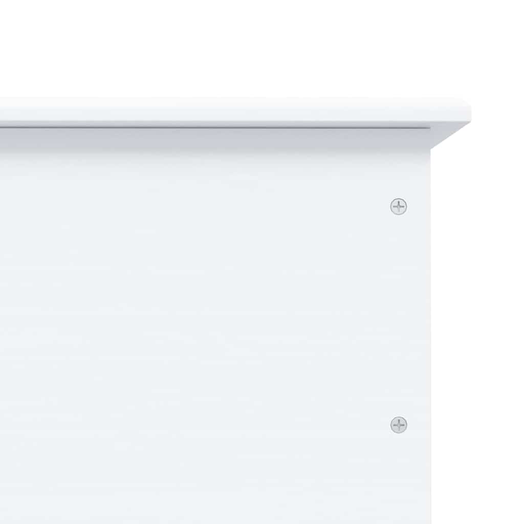 Opbergkist met wielen ALTA 73x39,5x43 cm massief grenenhout wit is nu te koop bij PeponiXL, paradijselijk wonen!