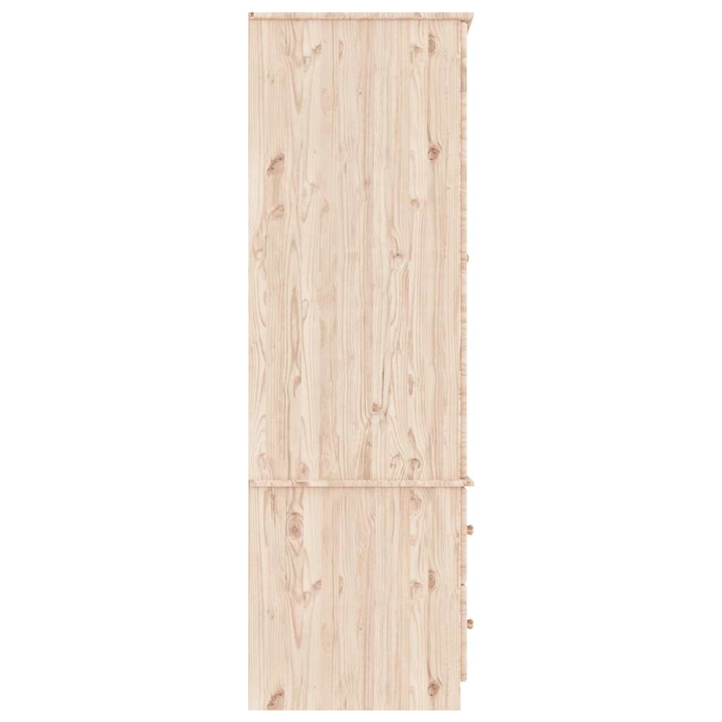 Kledingkast ALTA 90x55x170 cm massief grenenhout is nu te koop bij PeponiXL, paradijselijk wonen!