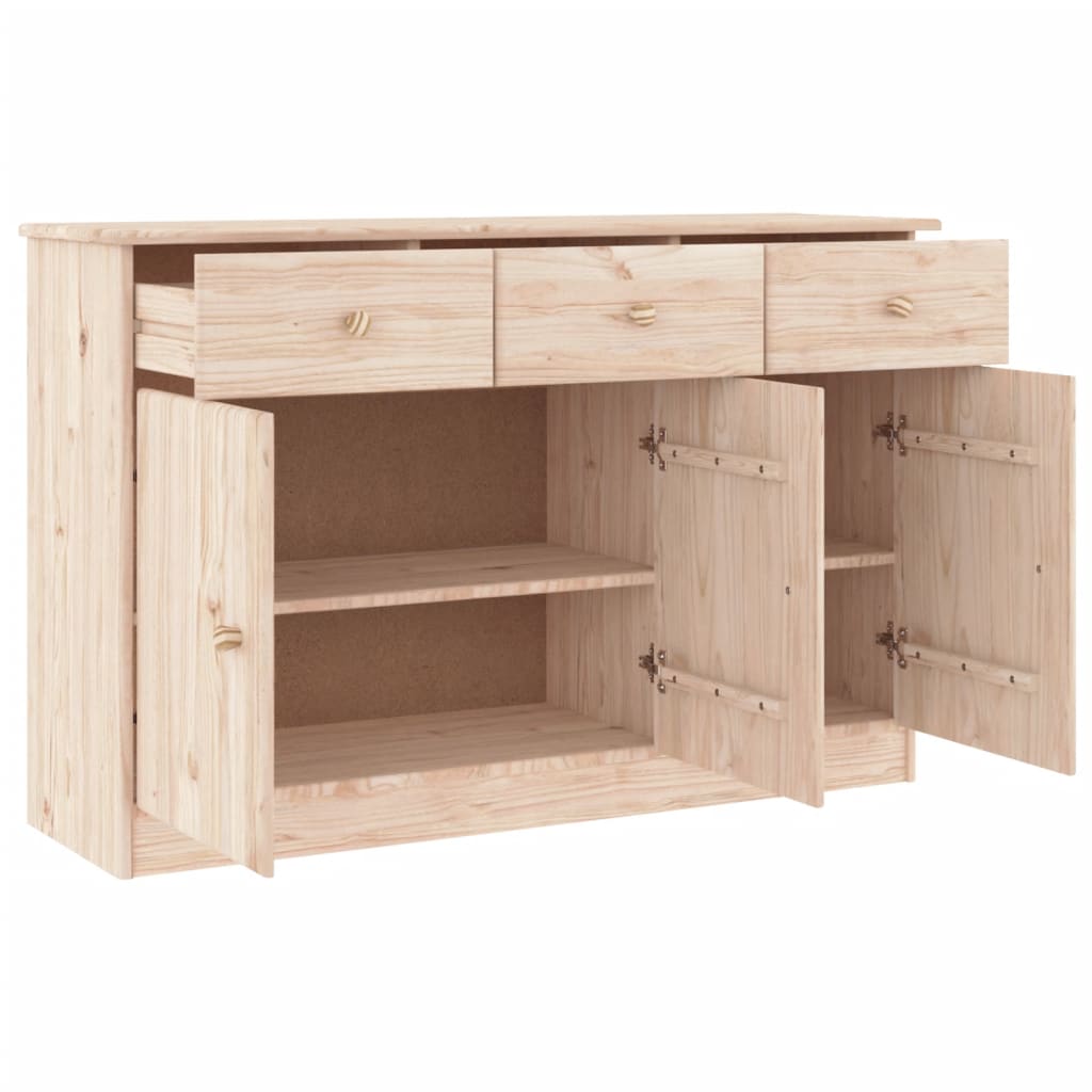 Dressoir ALTA 112x35x73 cm massief grenenhout is nu te koop bij PeponiXL, paradijselijk wonen!