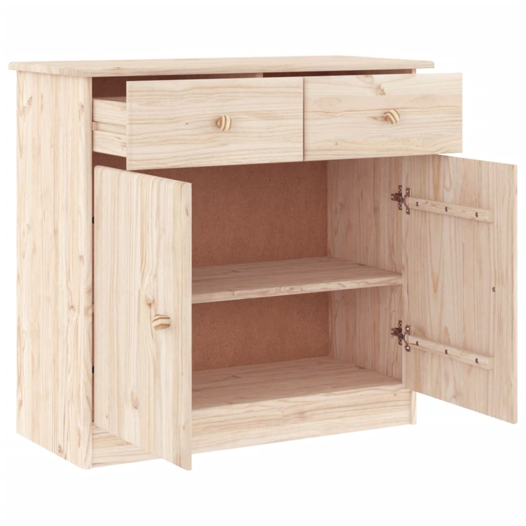 Dressoir ALTA 77x35x73 cm massief grenenhout is nu te koop bij PeponiXL, paradijselijk wonen!