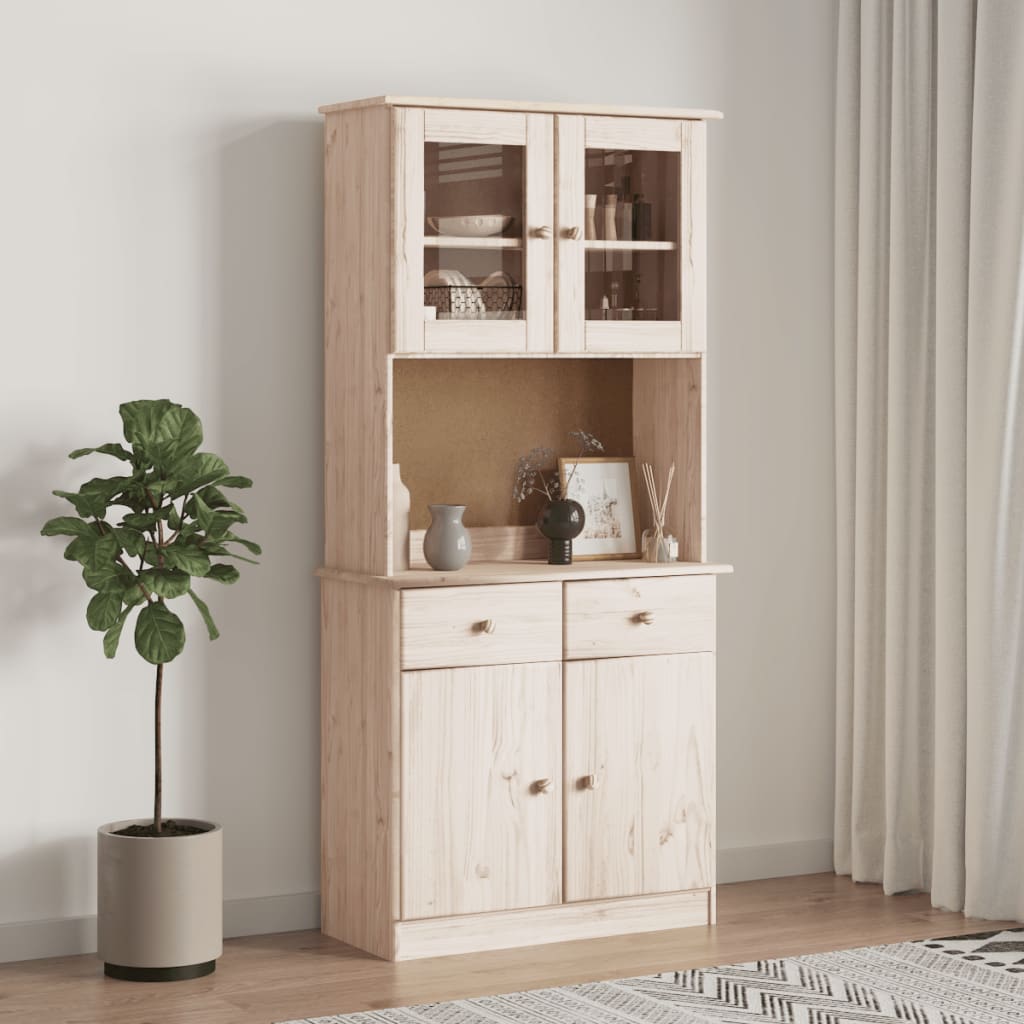 Opzetkast ALTA 77x30x92 cm massief grenenhout is nu te koop bij PeponiXL, paradijselijk wonen!