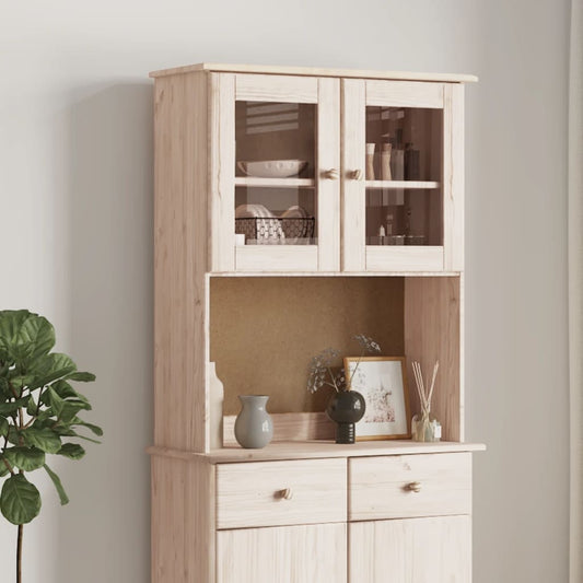 Opzetkast ALTA 77x30x92 cm massief grenenhout is nu te koop bij PeponiXL, paradijselijk wonen!