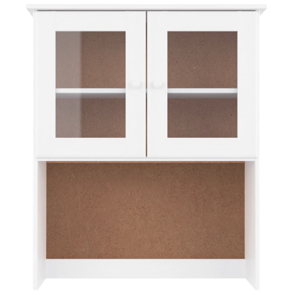 Opzetkast ALTA 77x30x92 cm massief grenenhout wit is nu te koop bij PeponiXL, paradijselijk wonen!