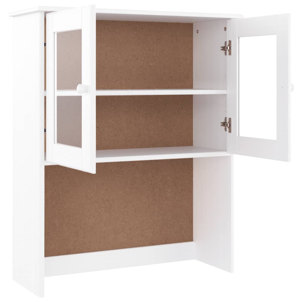 Opzetkast ALTA 77x30x92 cm massief grenenhout wit is nu te koop bij PeponiXL, paradijselijk wonen!