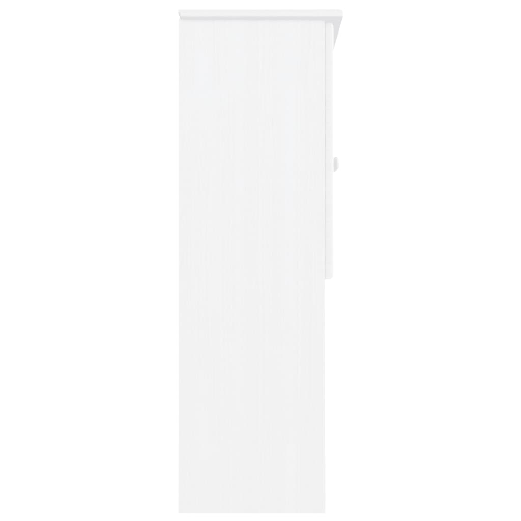 Opzetkast ALTA 77x30x92 cm massief grenenhout wit is nu te koop bij PeponiXL, paradijselijk wonen!