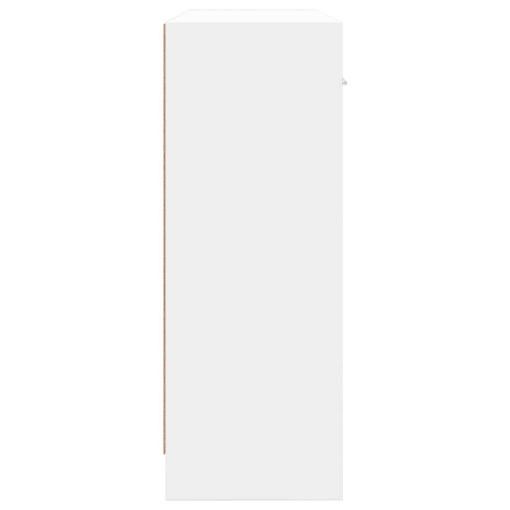 Dressoir Wit 91x28x75 cm Bewerkt Hout is nu te koop bij PeponiXL, paradijselijk wonen!