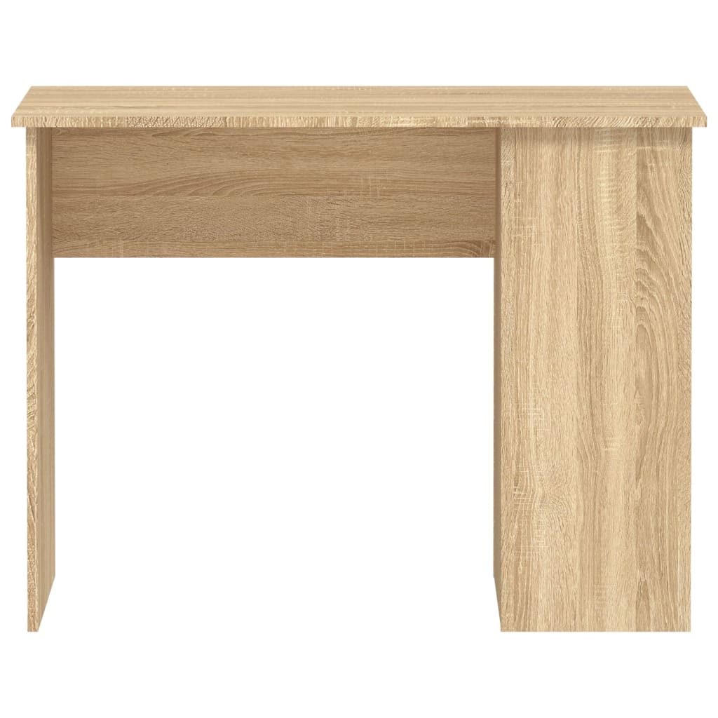 Bureau 100x55x75 cm bewerkt hout sonoma eikenkleurig is nu te koop bij PeponiXL, paradijselijk wonen!