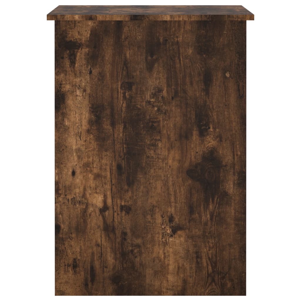 Bureau 100x55x75 cm bewerkt hout gerookt eikenkleurig is nu te koop bij PeponiXL, paradijselijk wonen!