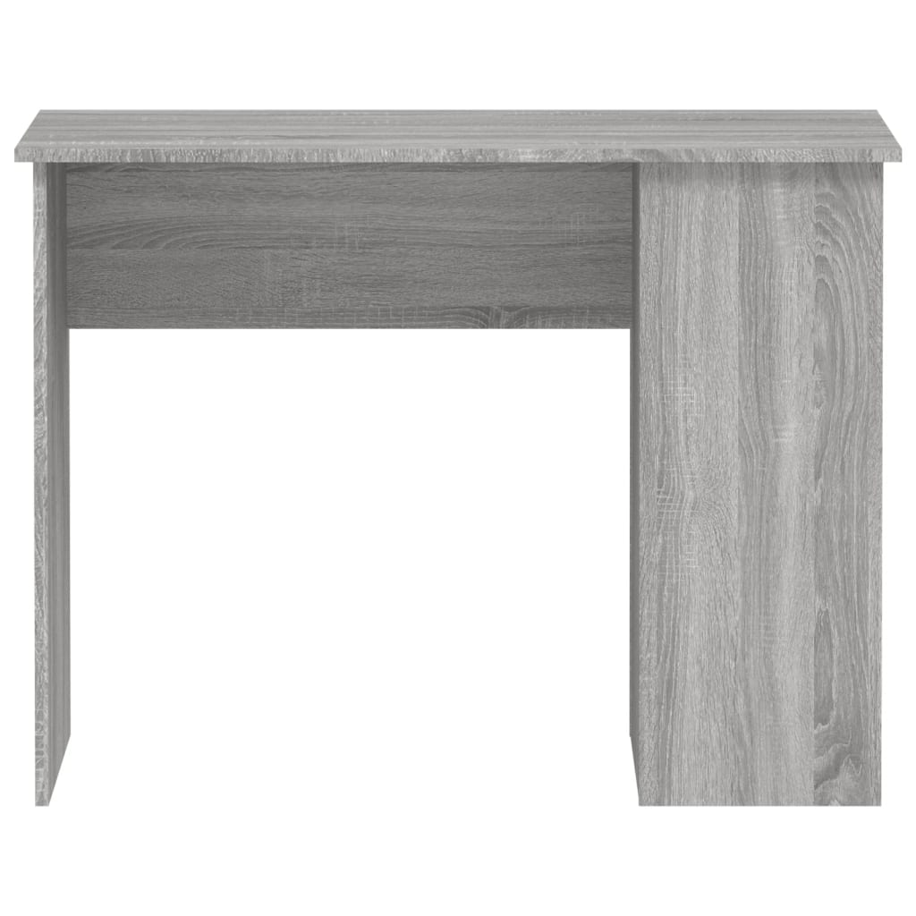Bureau 100x55x75 cm bewerkt hout grijs sonoma eikenkleurig is nu te koop bij PeponiXL, paradijselijk wonen!