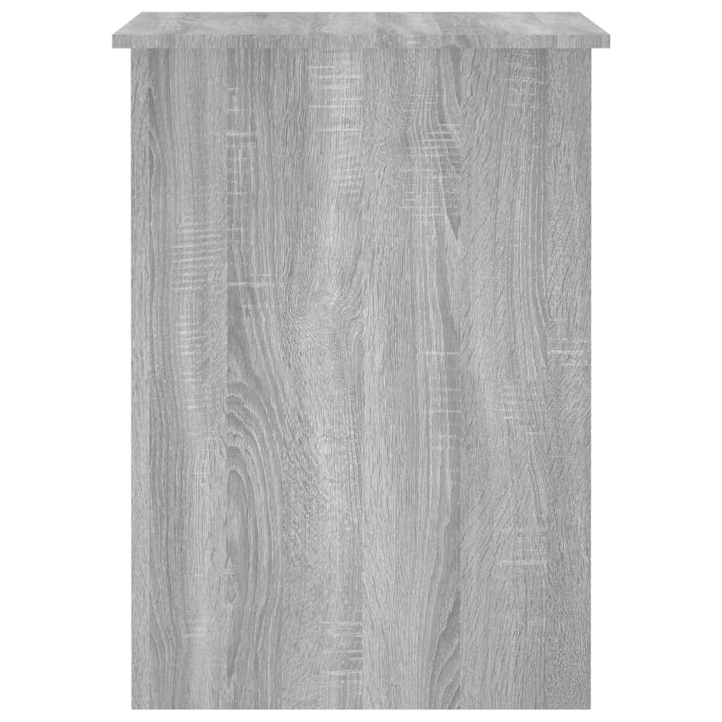 Bureau 100x55x75 cm bewerkt hout grijs sonoma eikenkleurig is nu te koop bij PeponiXL, paradijselijk wonen!