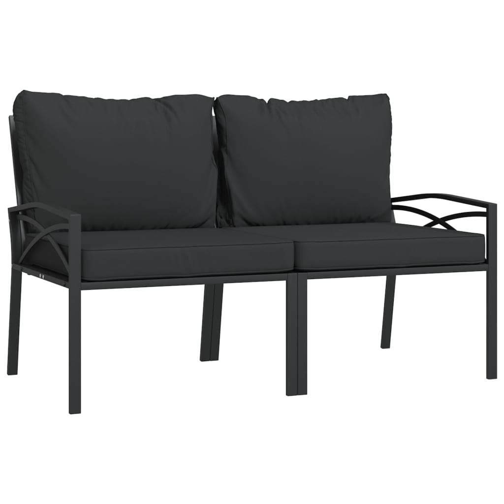 7-delige Loungeset met kussens staal grijs is nu te koop bij PeponiXL, paradijselijk wonen!