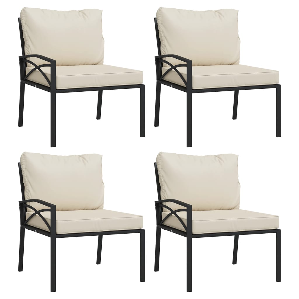11-delige Loungeset met kussens staal zandkleurig is nu te koop bij PeponiXL, paradijselijk wonen!