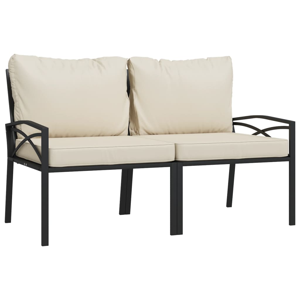 7-delige Loungeset met kussens staal zandkleurig is nu te koop bij PeponiXL, paradijselijk wonen!