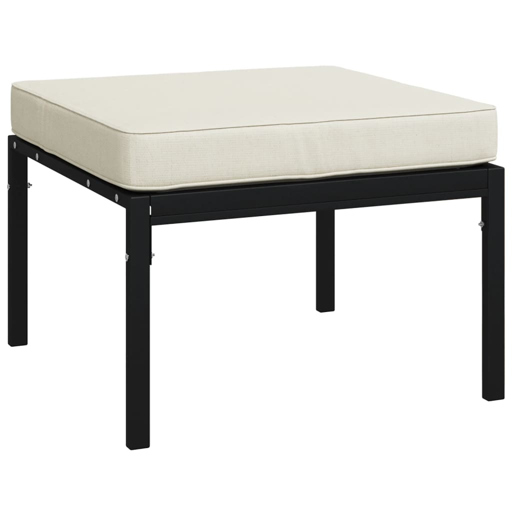7-delige Loungeset met kussens staal zandkleurig is nu te koop bij PeponiXL, paradijselijk wonen!