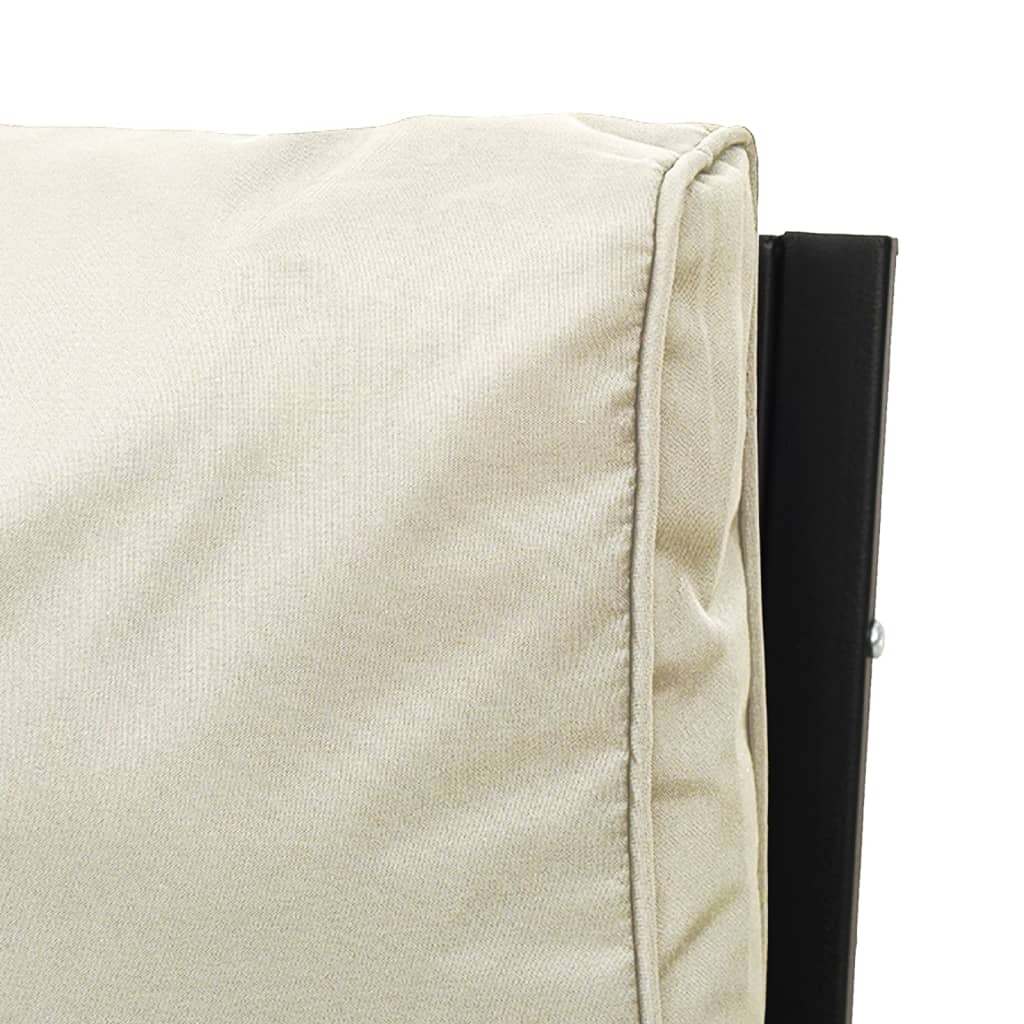 6-delige Loungeset met zandkleurige kussens staal is nu te koop bij PeponiXL, paradijselijk wonen!
