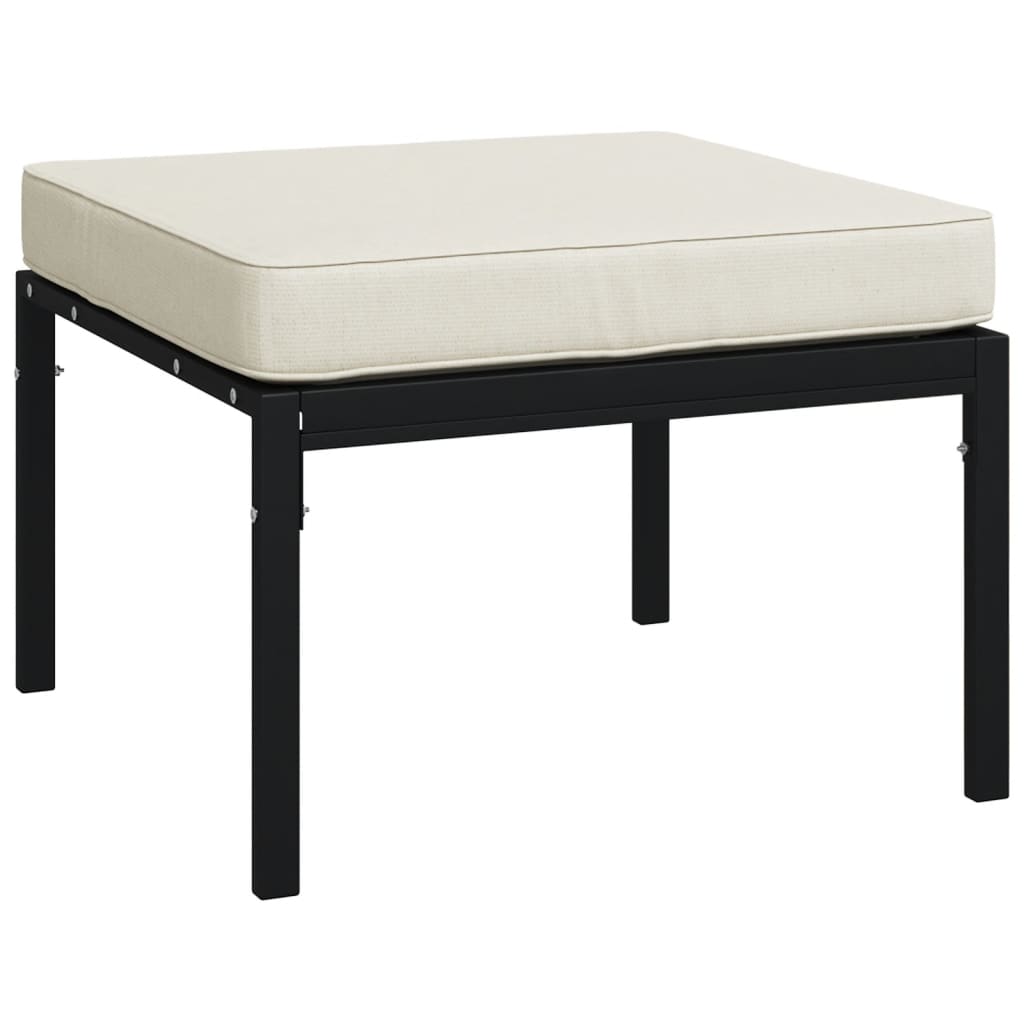 5-delige Loungeset met zandkleurige kussens staal is nu te koop bij PeponiXL, paradijselijk wonen!
