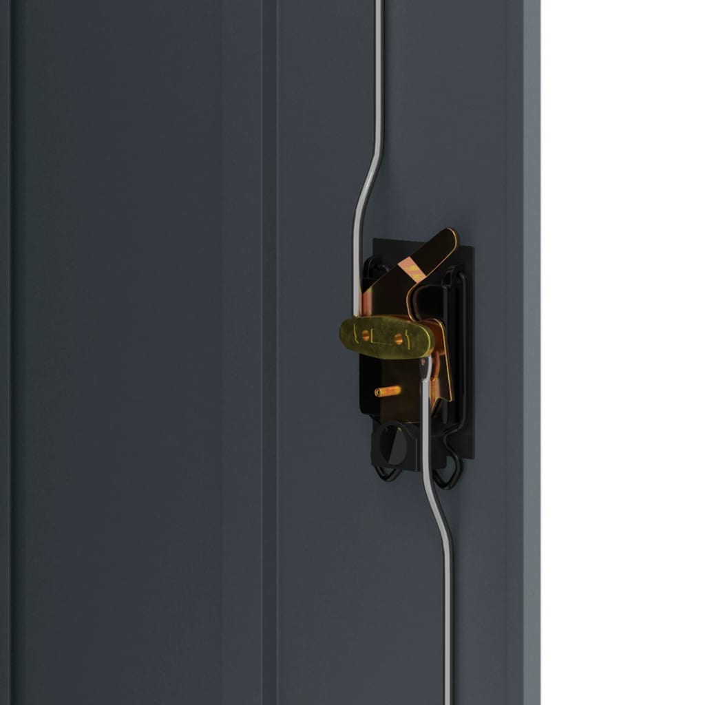 Archiefkast 90x40x70 cm staal antracietkleurig is nu te koop bij PeponiXL, paradijselijk wonen!