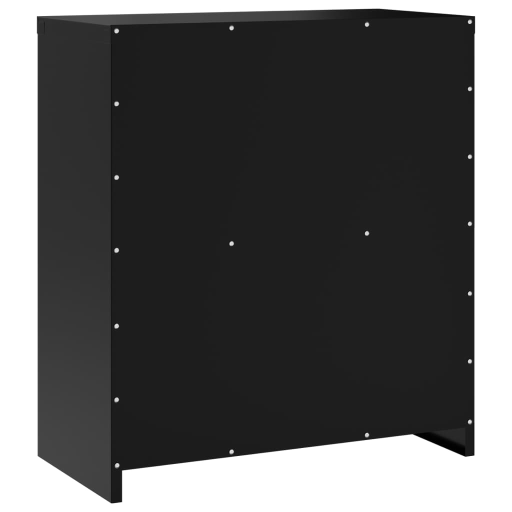 Archiefkast 79x40x90 cm staal zwart is nu te koop bij PeponiXL, paradijselijk wonen!