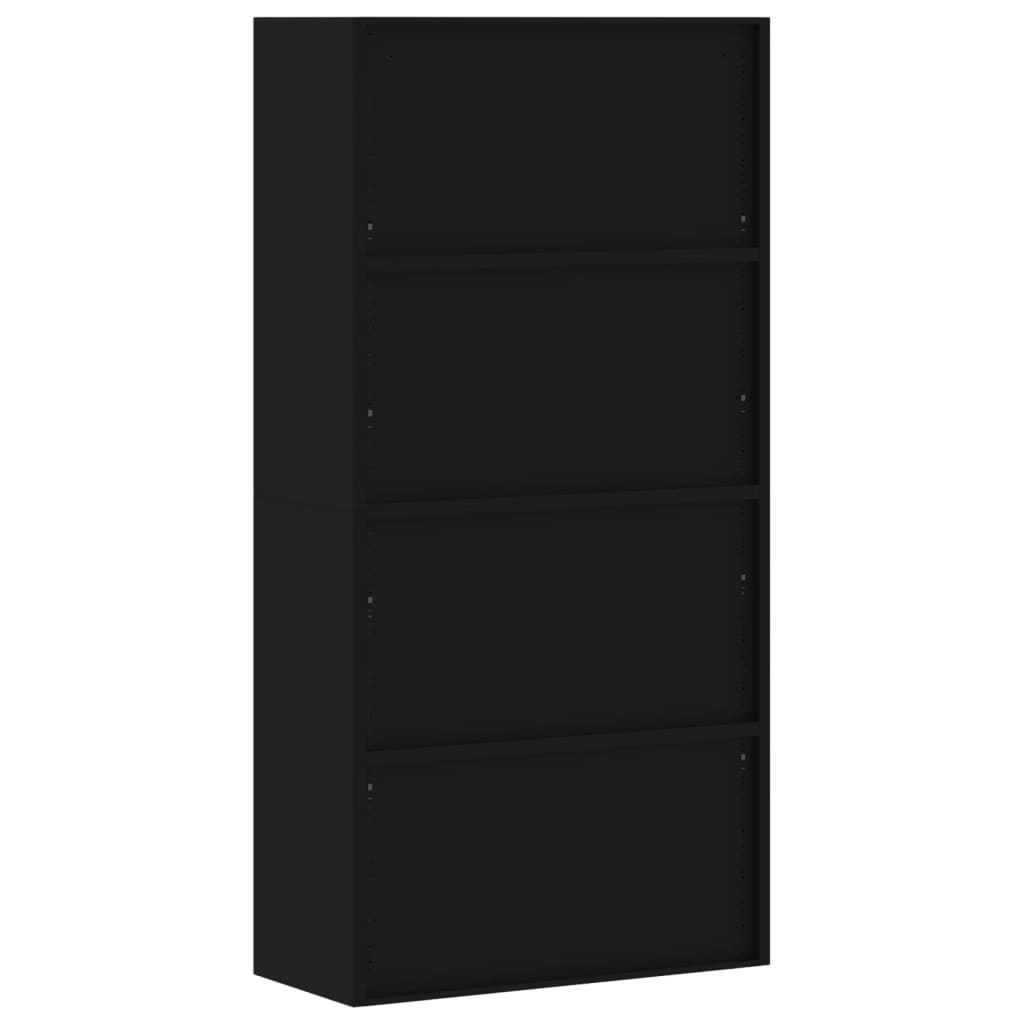 Archiefkast 90x40x180 cm staal zwart is nu te koop bij PeponiXL, paradijselijk wonen!