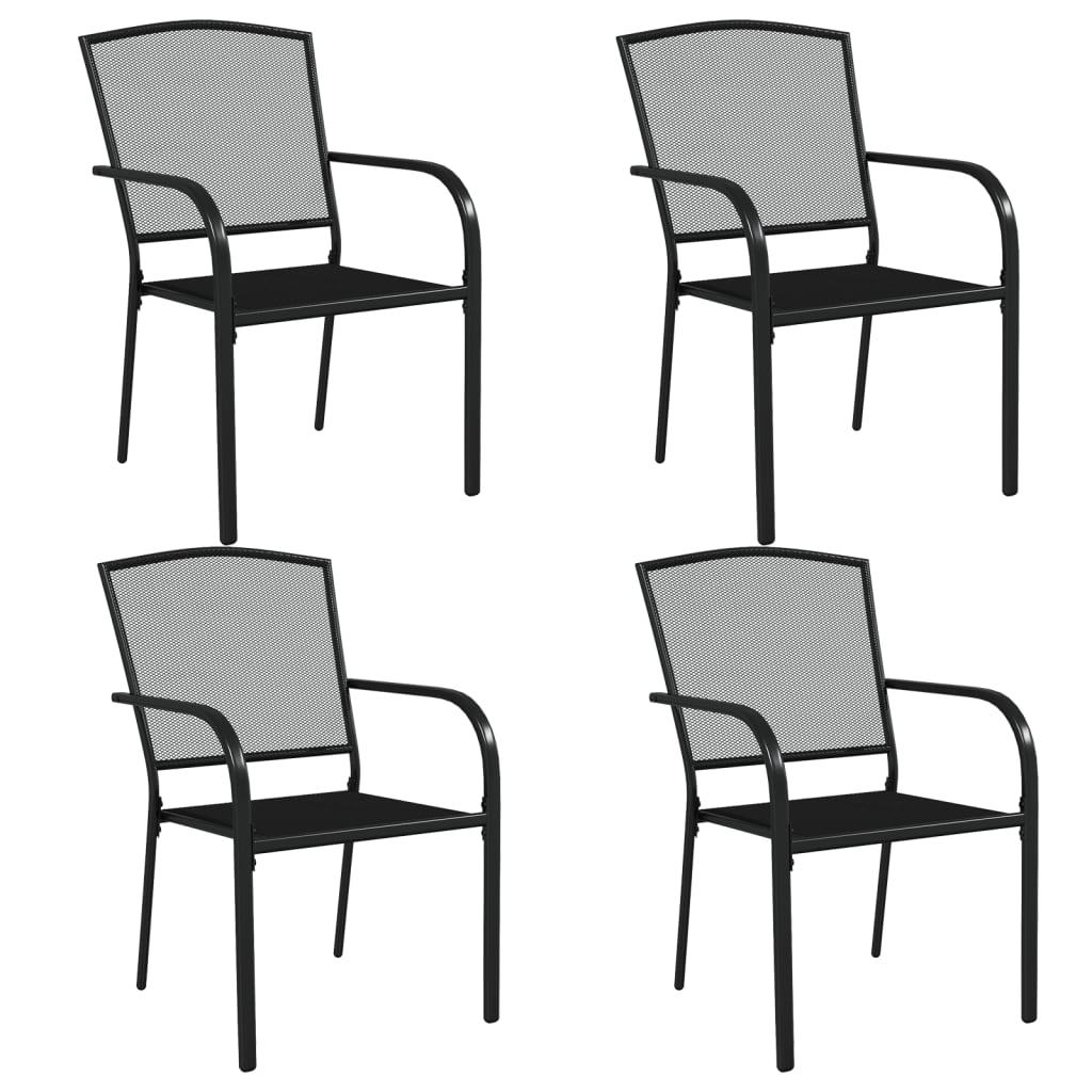 5-delige Tuinset staal antracietkleurig is nu te koop bij PeponiXL, paradijselijk wonen!