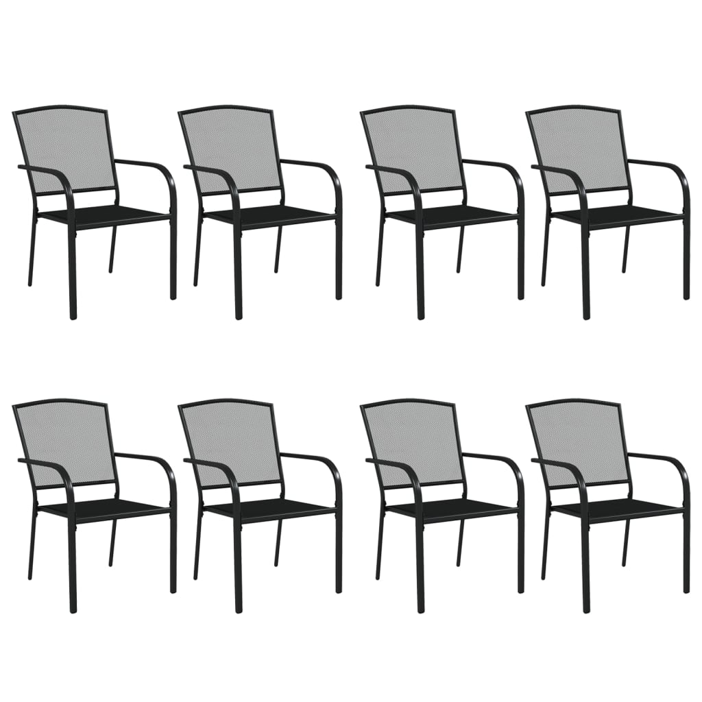 9-delige Tuinset staal antracietkleurig is nu te koop bij PeponiXL, paradijselijk wonen!