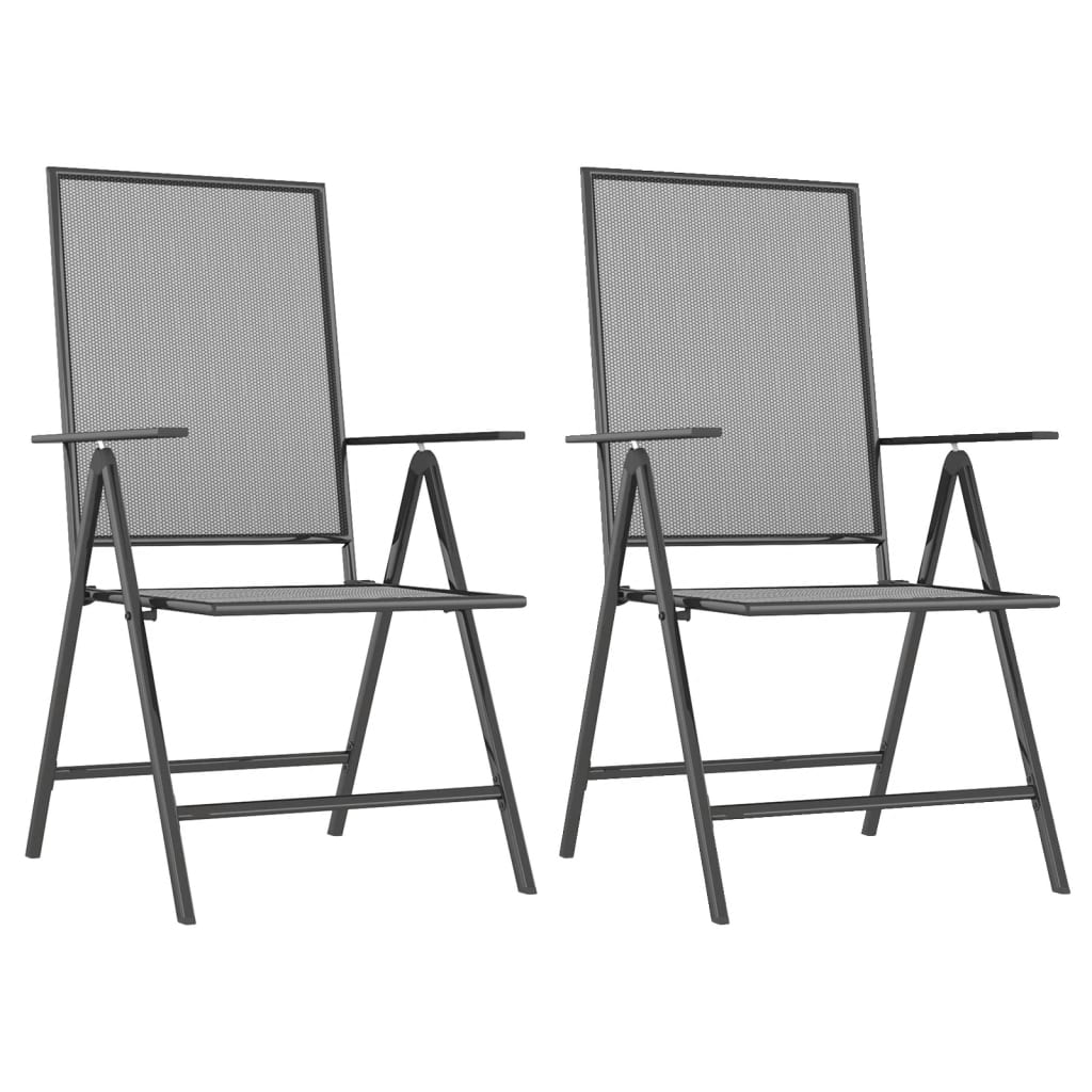 3-delige Tuinset staal antracietkleurig is nu te koop bij PeponiXL, paradijselijk wonen!