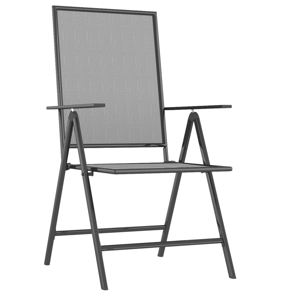 7-delige Tuinset staal antracietkleurig is nu te koop bij PeponiXL, paradijselijk wonen!