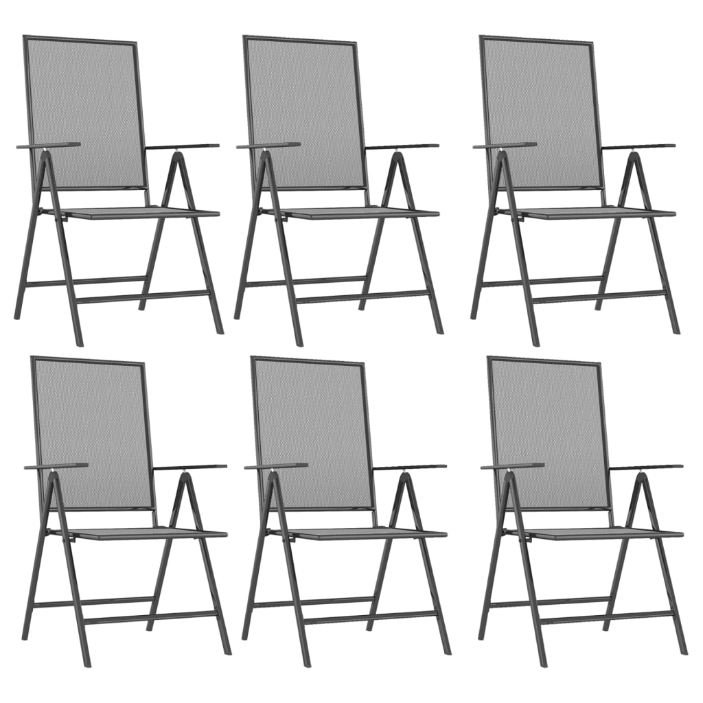 7-delige Tuinset staal antracietkleurig is nu te koop bij PeponiXL, paradijselijk wonen!