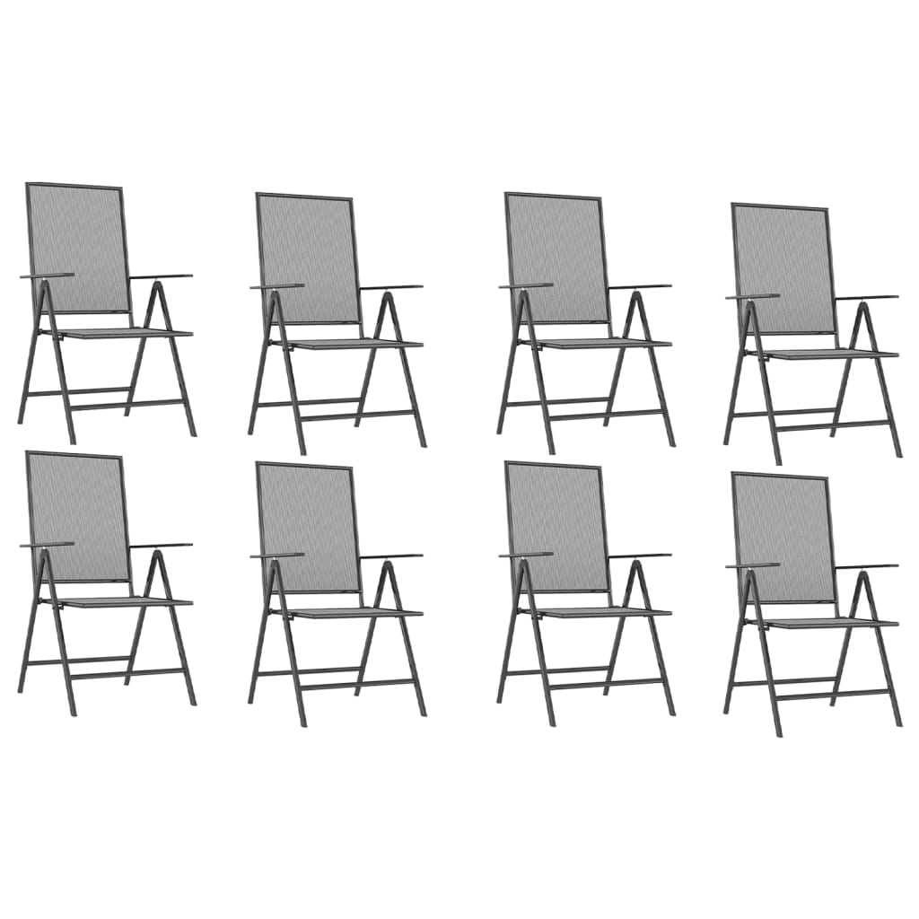 9-delige Tuinset staal antracietkleurig is nu te koop bij PeponiXL, paradijselijk wonen!