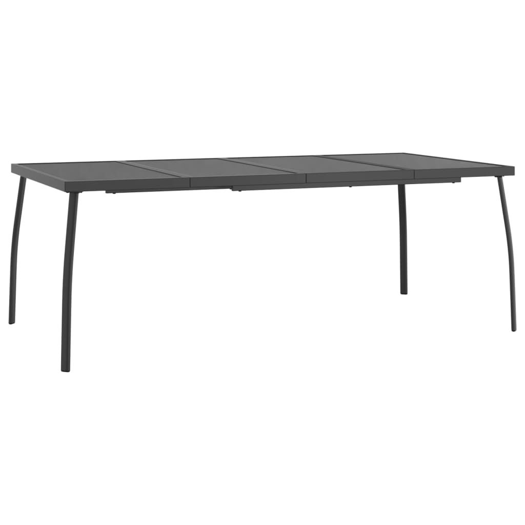 9-delige Tuinset staal antracietkleurig is nu te koop bij PeponiXL, paradijselijk wonen!