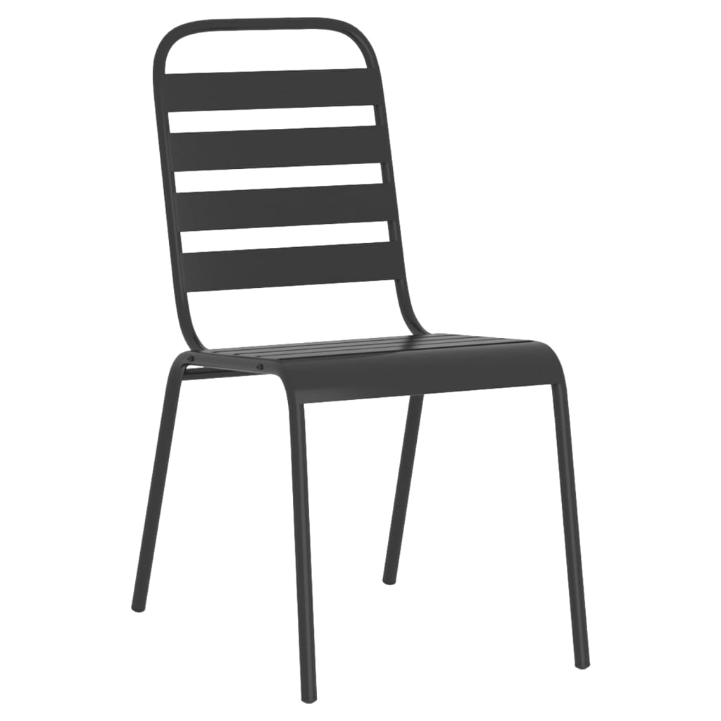5-delige Tuinset staal antracietkleurig is nu te koop bij PeponiXL, paradijselijk wonen!