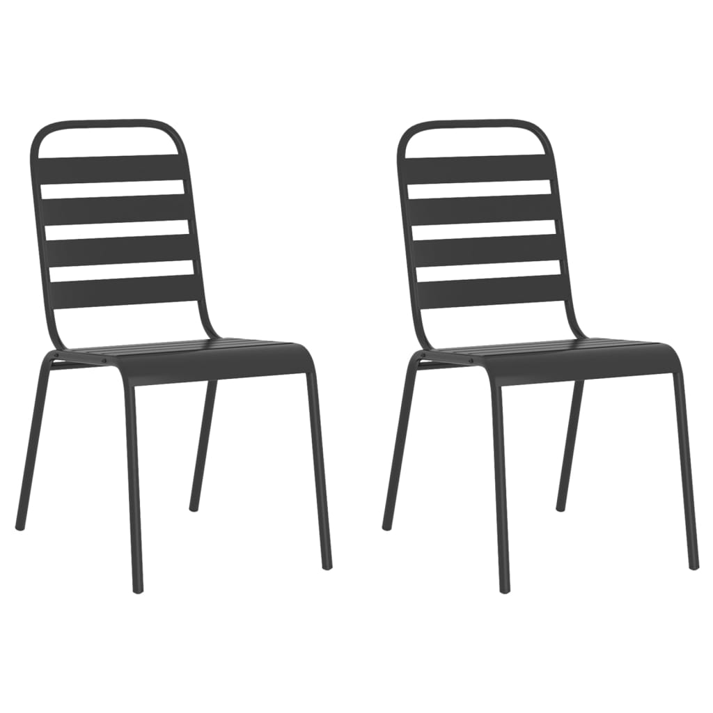 3-delige Tuinset staal antracietkleurig is nu te koop bij PeponiXL, paradijselijk wonen!