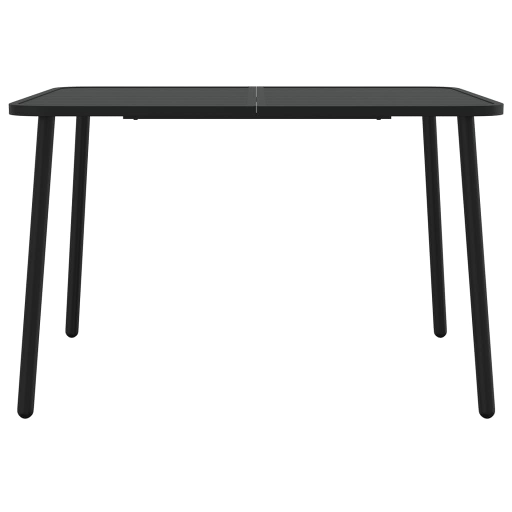 7-delige Tuinset staal antracietkleurig is nu te koop bij PeponiXL, paradijselijk wonen!