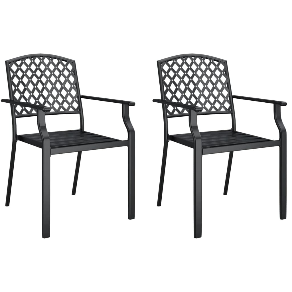 3-delige Tuinset staal antracietkleurig is nu te koop bij PeponiXL, paradijselijk wonen!