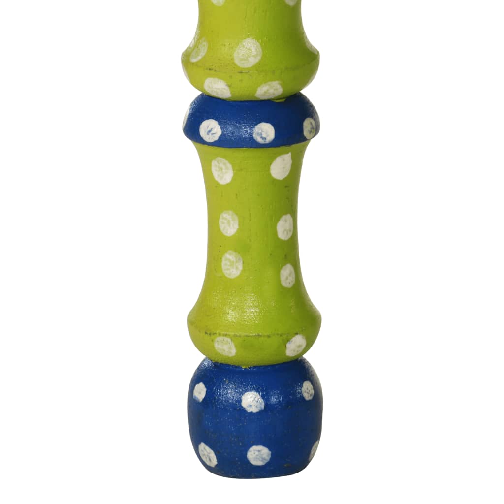 Salontafel handbeschilderd massief mangohout groen is nu te koop bij PeponiXL, paradijselijk wonen!