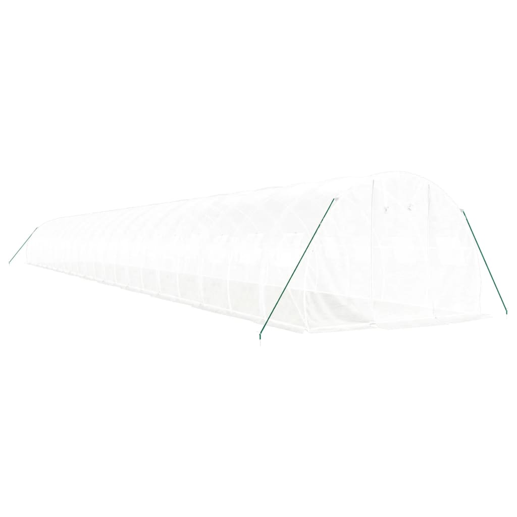 Tuinkas met stalen frame 66 m² 22x3x2 m wit is nu te koop bij PeponiXL, paradijselijk wonen!