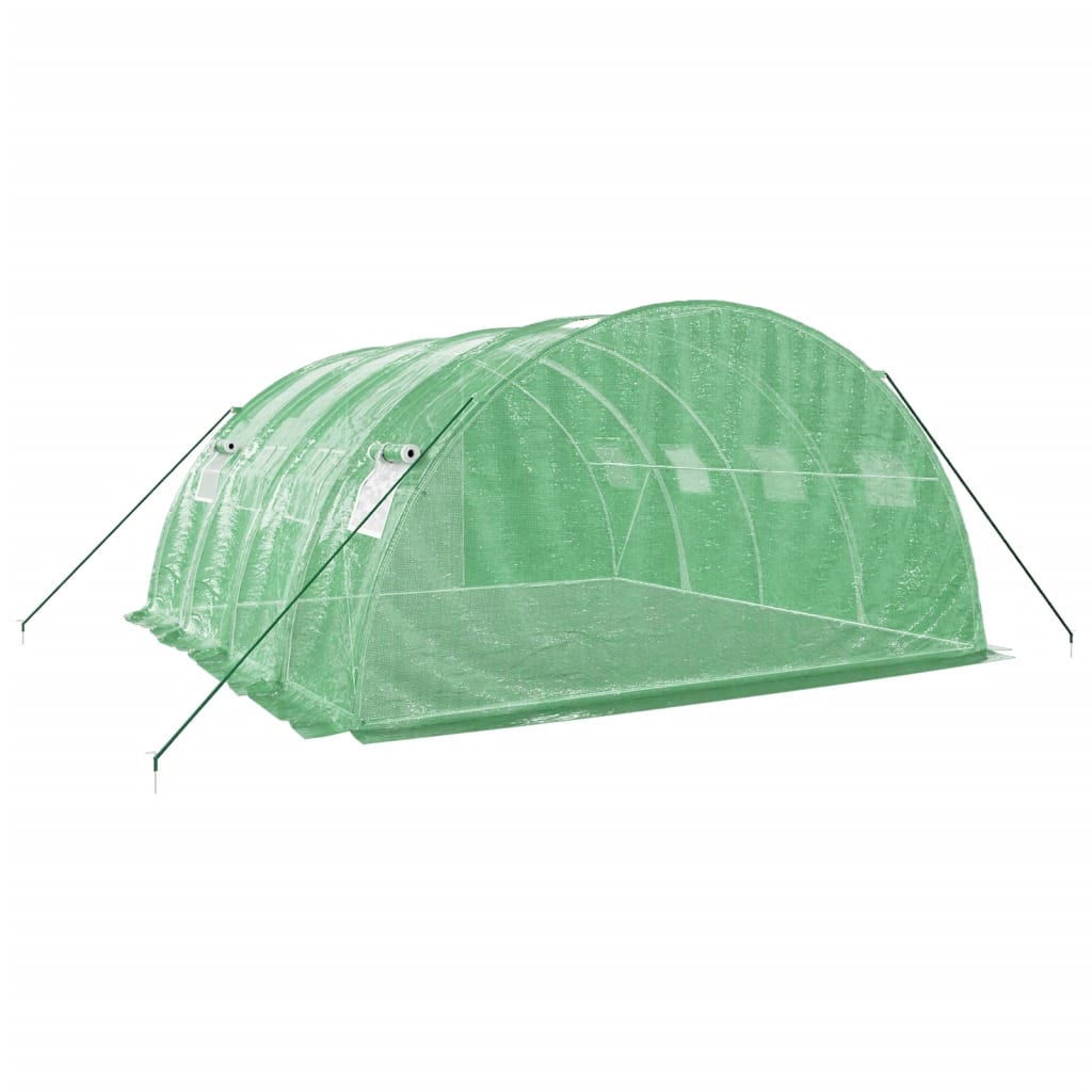 Tuinkas met stalen frame 16 m² 4x4x2 m groen is nu te koop bij PeponiXL, paradijselijk wonen!