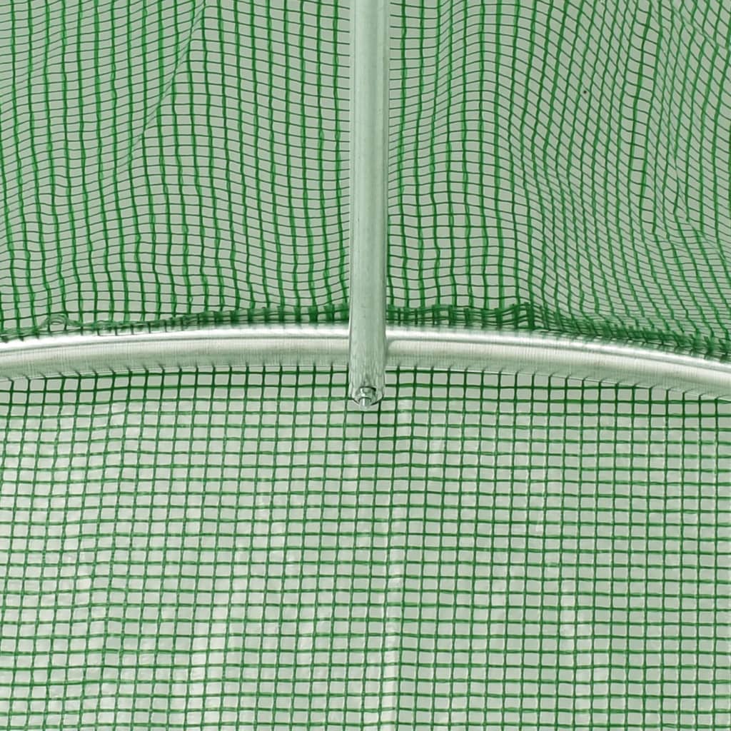Tuinkas met stalen frame 16 m² 4x4x2 m groen is nu te koop bij PeponiXL, paradijselijk wonen!
