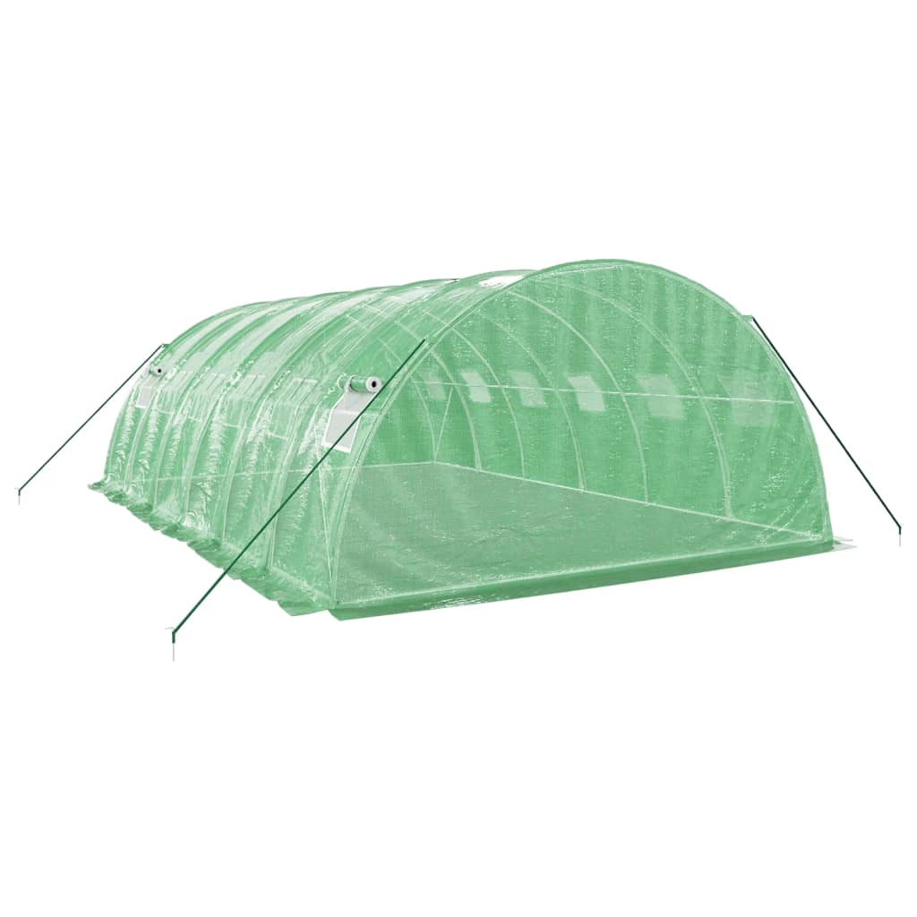Tuinkas met stalen frame 24 m² 6x4x2 m groen is nu te koop bij PeponiXL, paradijselijk wonen!