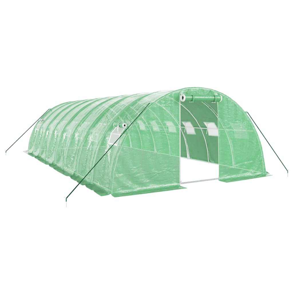 Tuinkas met stalen frame 32 m² 8x4x2 m groen is nu te koop bij PeponiXL, paradijselijk wonen!