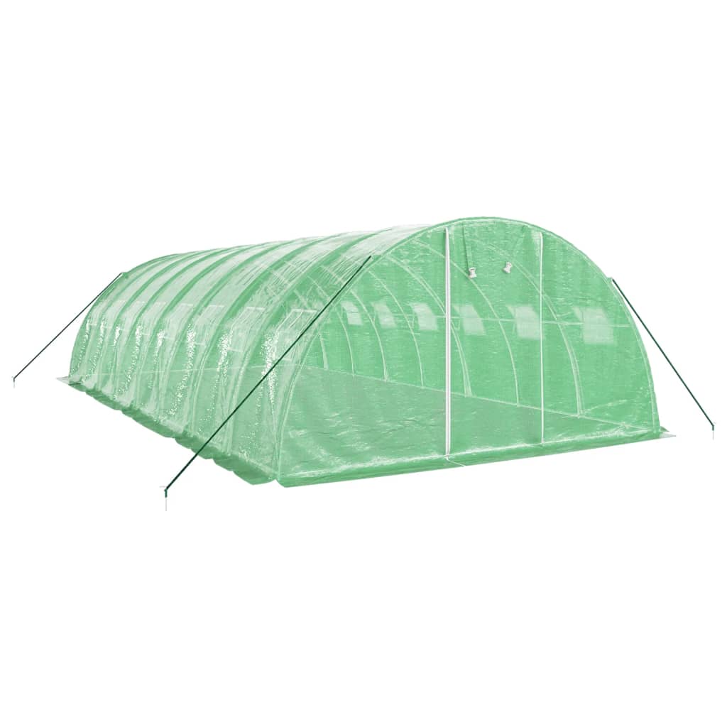Tuinkas met stalen frame 32 m² 8x4x2 m groen is nu te koop bij PeponiXL, paradijselijk wonen!