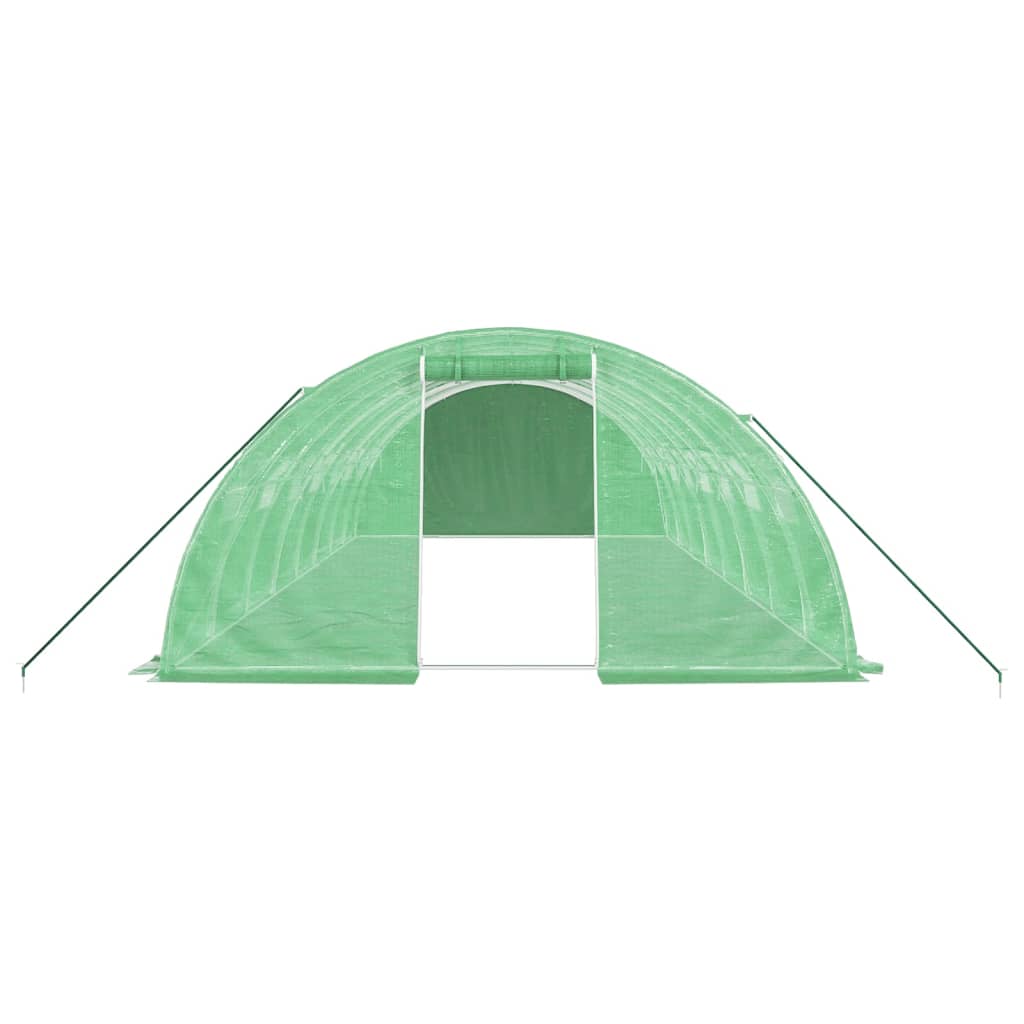 Tuinkas met stalen frame 32 m² 8x4x2 m groen is nu te koop bij PeponiXL, paradijselijk wonen!