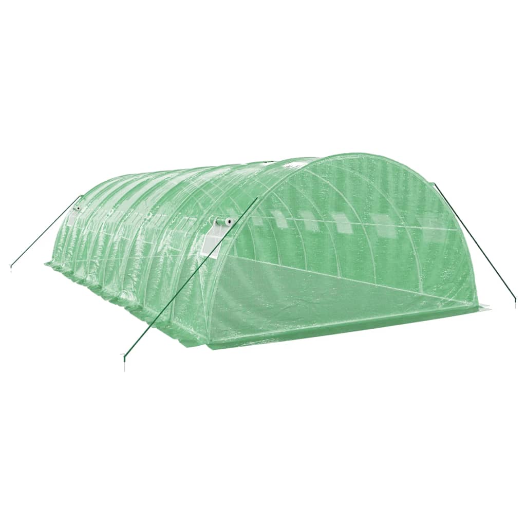 Tuinkas met stalen frame 32 m² 8x4x2 m groen is nu te koop bij PeponiXL, paradijselijk wonen!