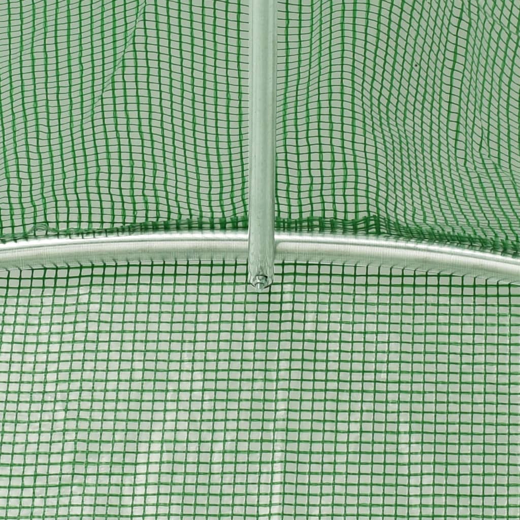 Tuinkas met stalen frame 32 m² 8x4x2 m groen is nu te koop bij PeponiXL, paradijselijk wonen!