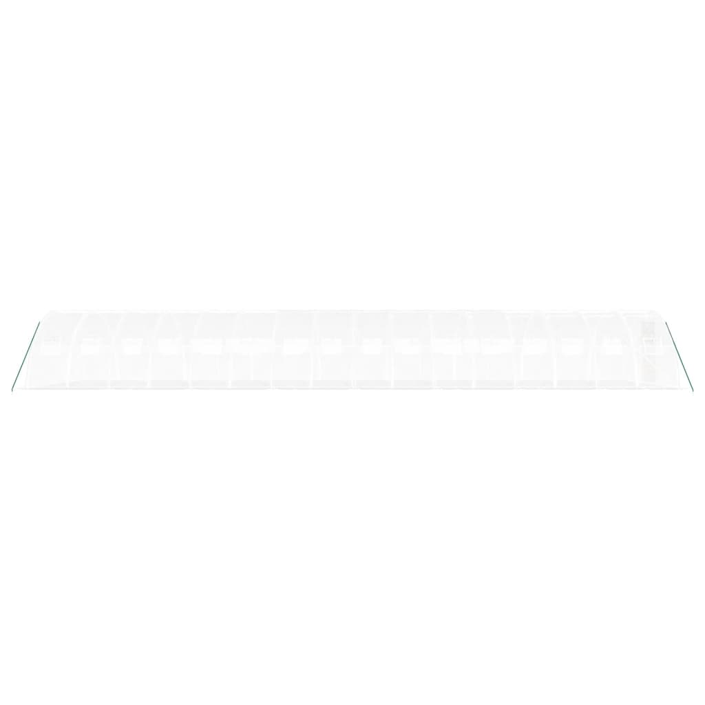 Tuinkas met stalen frame 64 m² 16x4x2 m wit is nu te koop bij PeponiXL, paradijselijk wonen!